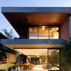Modern Architecture House With Concrete and Wood Exterior Proyecto Casa 2 estilo Las Condes, Santiago